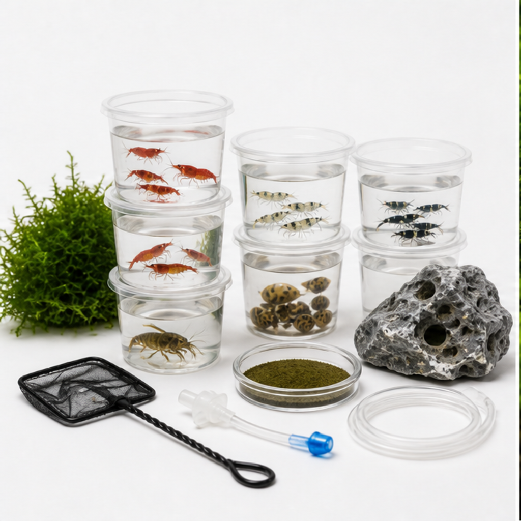 Selecting fish and invertebrates for a balanced community aquarium in UAE hard water