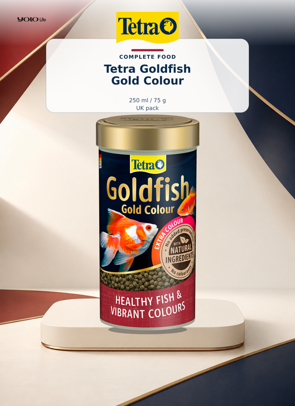 Tetra Goldfish Gold Colour Granules Fish Food 250 mL (75 g)