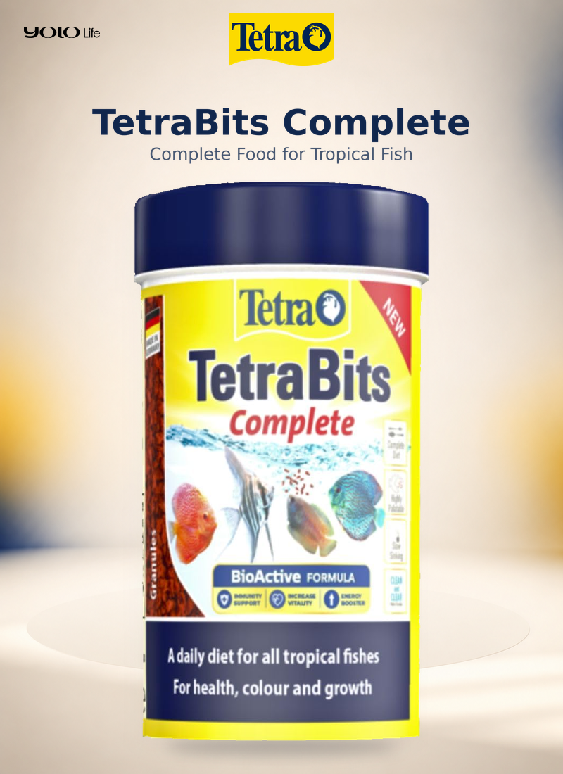 TetraBits Complete Tropical Fish Food Granules 100 mL (30 g)