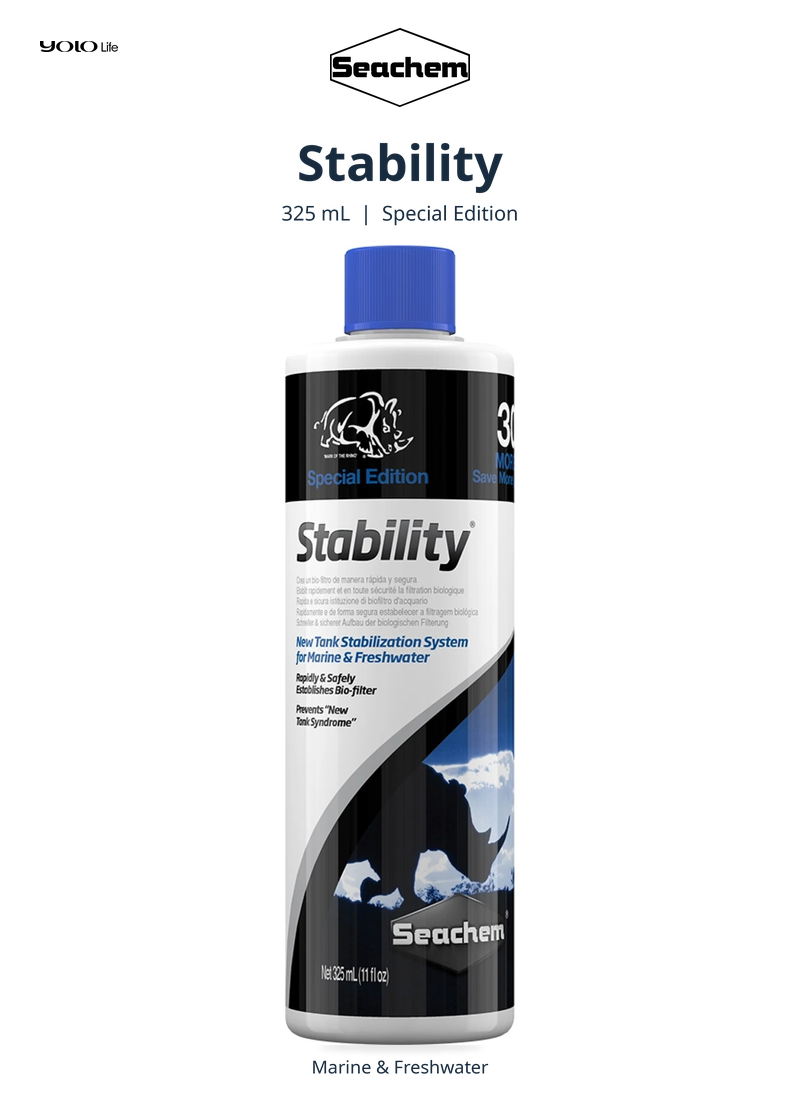 Seachem Stability Aquarium Bacteria Supplement 325 ml