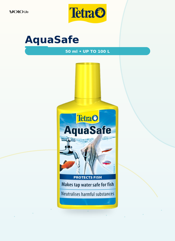 Tetra AquaSafe Water Conditioner 50 mL (approx. 1.69 fl oz)