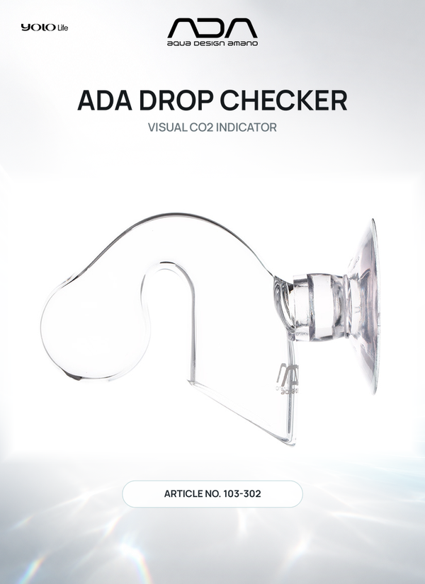 ADA Drop Checker, CO2 Monitor, Glass Tester, for Testing, Care, Growth