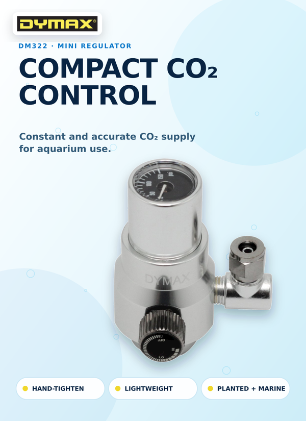 Dymax CO2 Mini Regulator for Aquariums