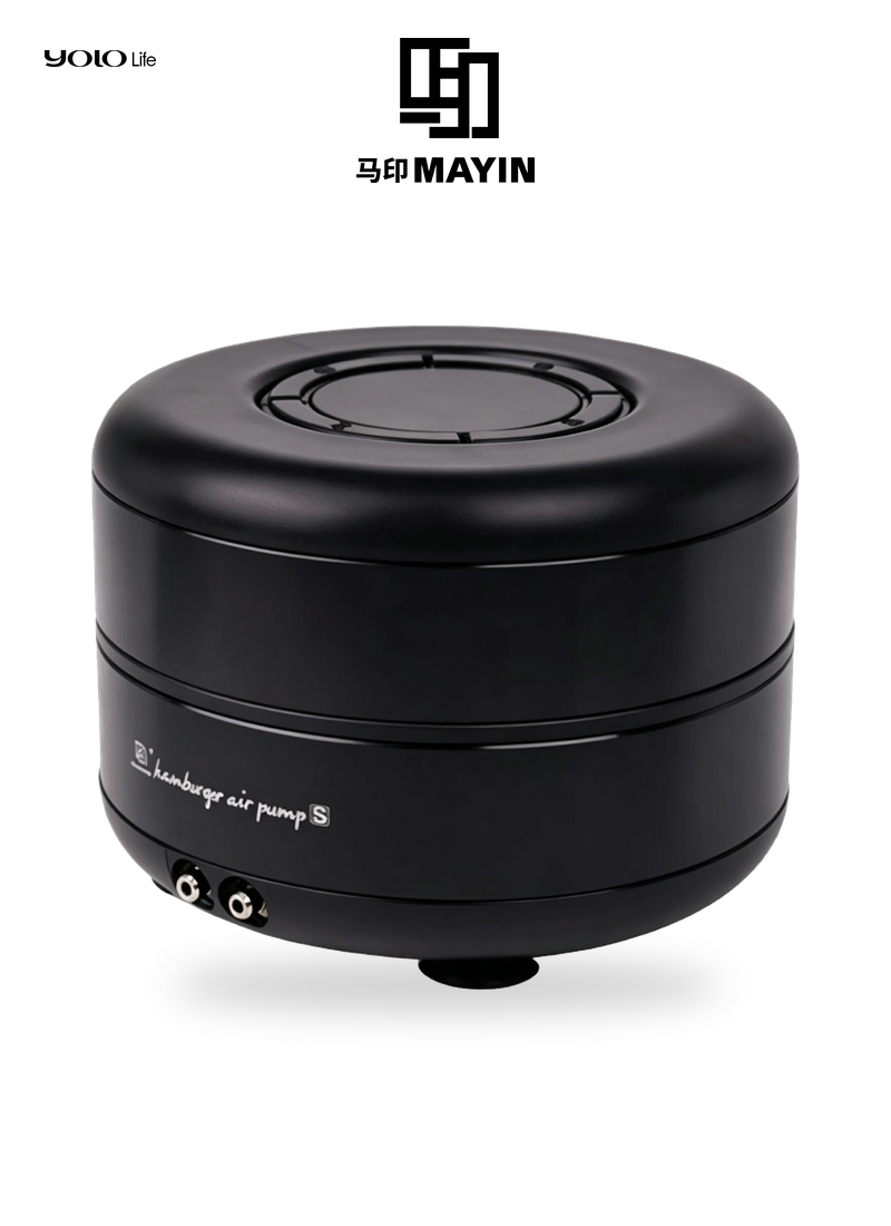 MAYIN Hamburger Air Pump S – Dual Outlet, 12 L/min