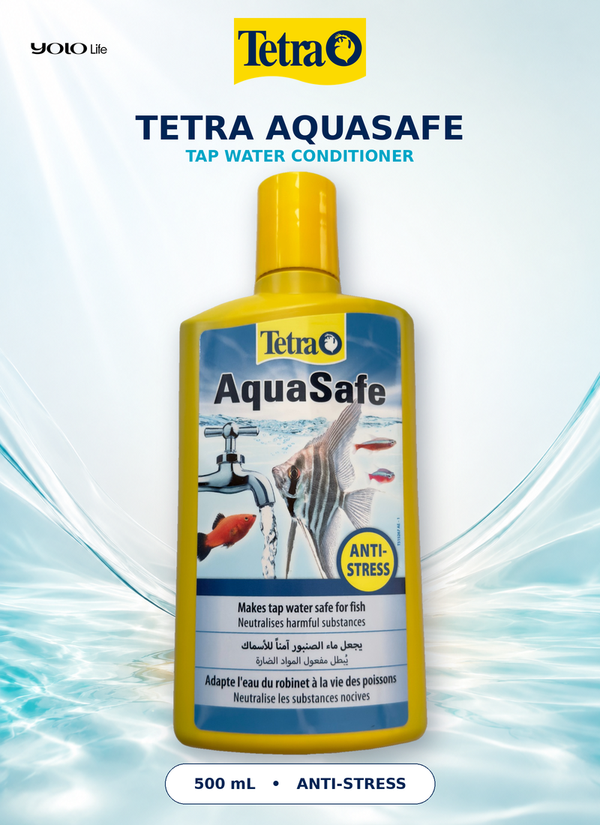 Tetra AquaSafe Water Conditioner 500 mL (approx. 16.91 fl oz)