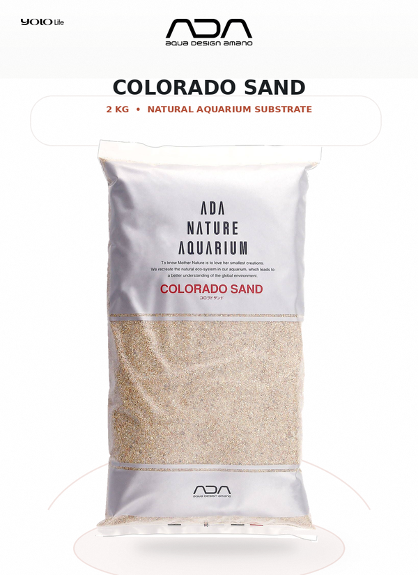 ADA Colorado Sand 2 kg – Natural Red Aquarium Sand