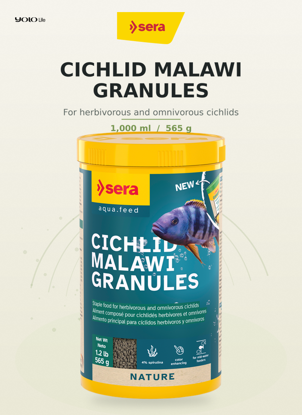 Sera Cichlid Malawi Granules 1000 ml (565 g)