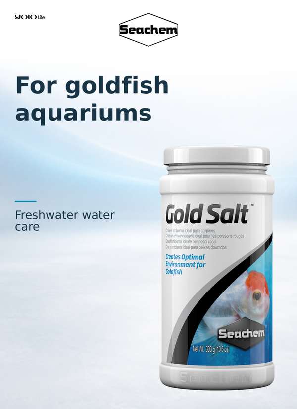 Seachem Gold Salt Goldfish Aquarium Salt 300 g