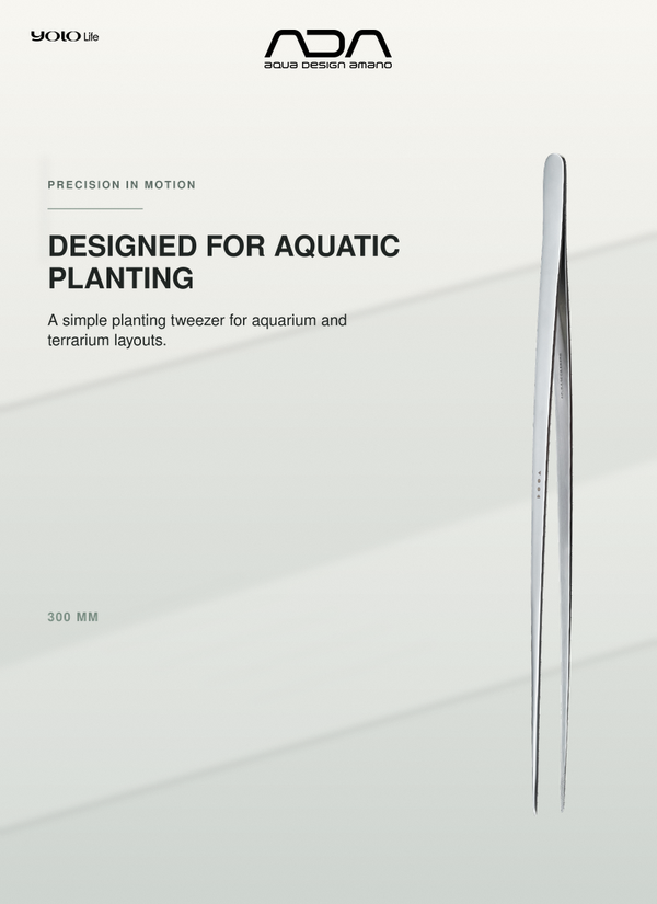ADA DOOA Aqua Pincette Large 300 mm – Aquarium Planting Tweezers