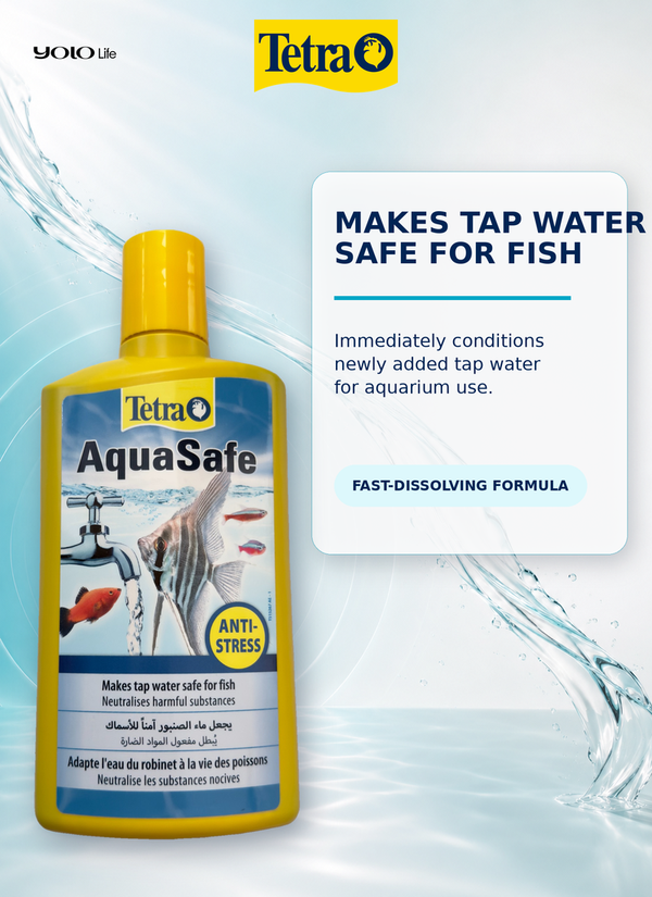 Tetra AquaSafe Water Conditioner 500 mL (approx. 16.91 fl oz)