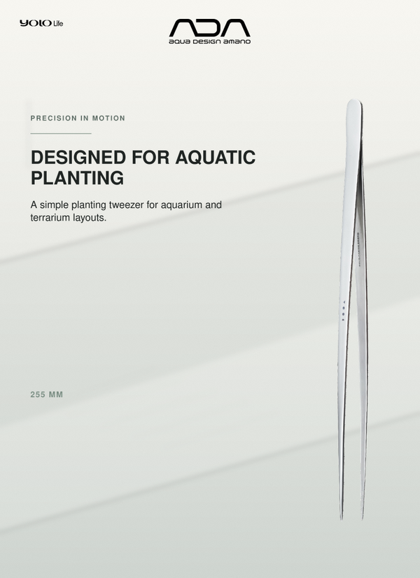 ADA DOOA Aqua Pincette Medium 255 mm – Aquarium Planting Tweezers