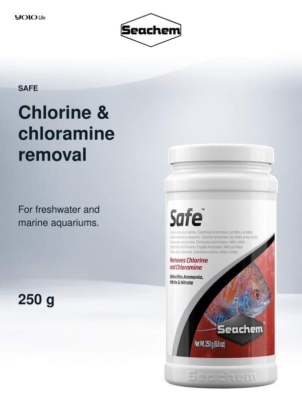 Seachem Safe Dry Aquarium Water Conditioner 250 g