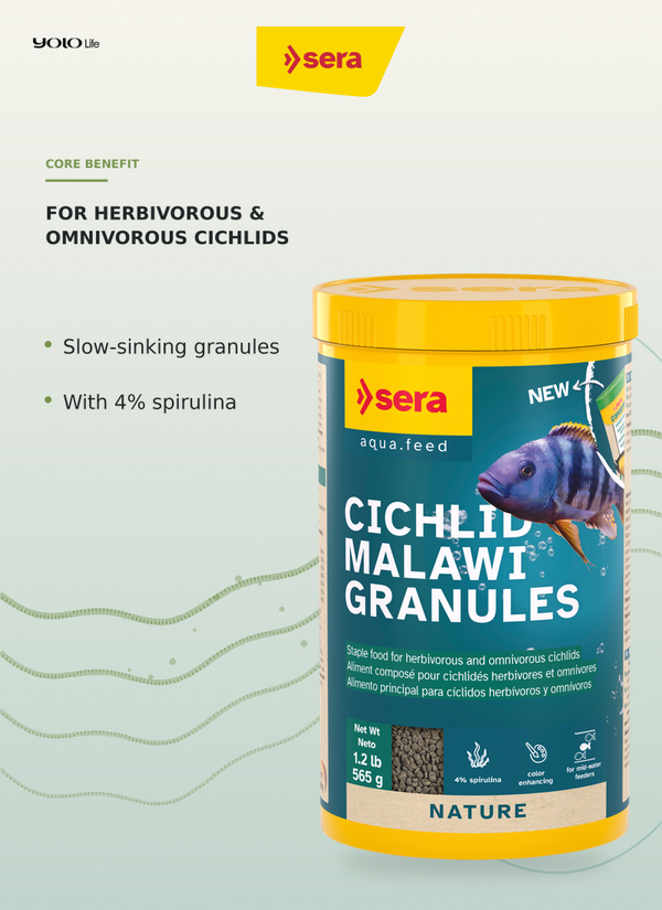 Sera Cichlid Malawi Granules 1000 ml (565 g)