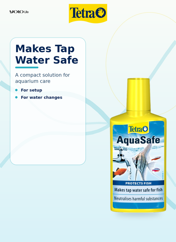 Tetra AquaSafe Water Conditioner 50 mL (approx. 1.69 fl oz)