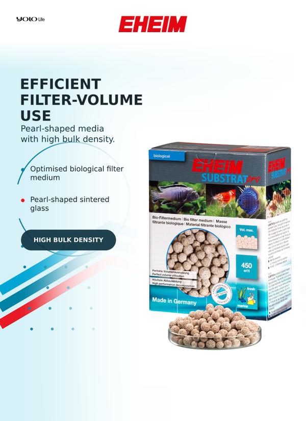 EHEIM SUBSTRATpro 720 g (Approx. 1 L) Filter Media
