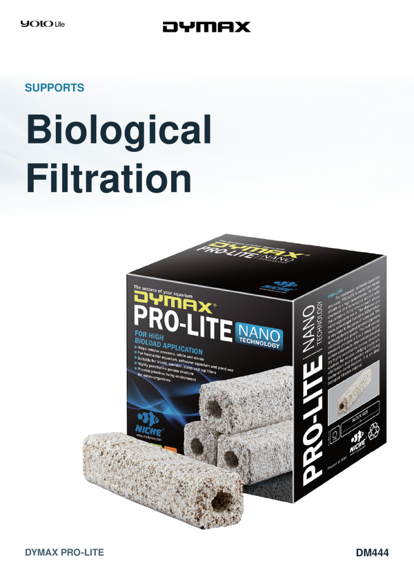 Dymax Pro-Lite Biological Filter Media, 12 Pieces
