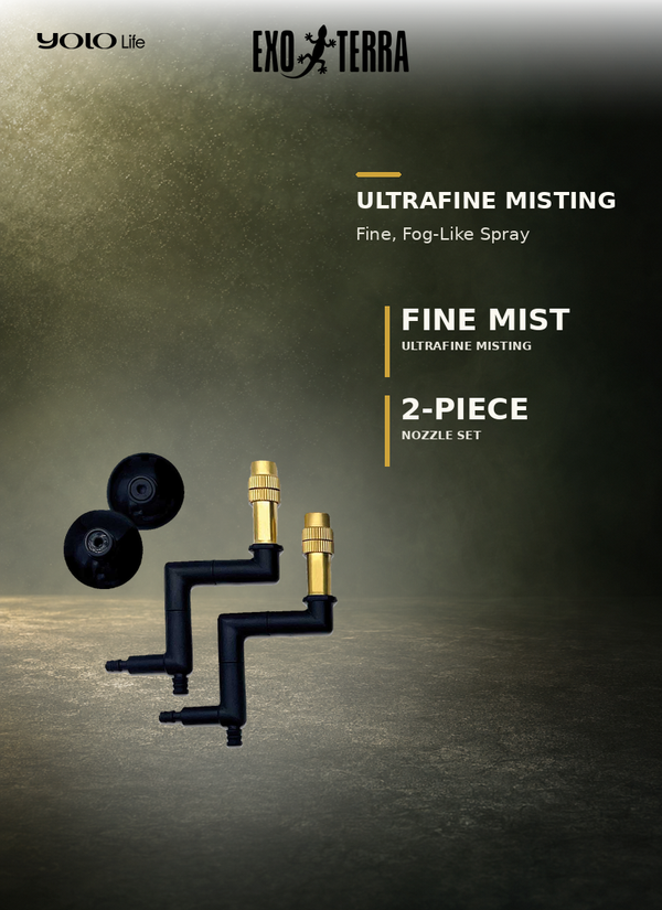 Exo Terra Monsoon Brass Nozzles PT2506 – Pack of 2