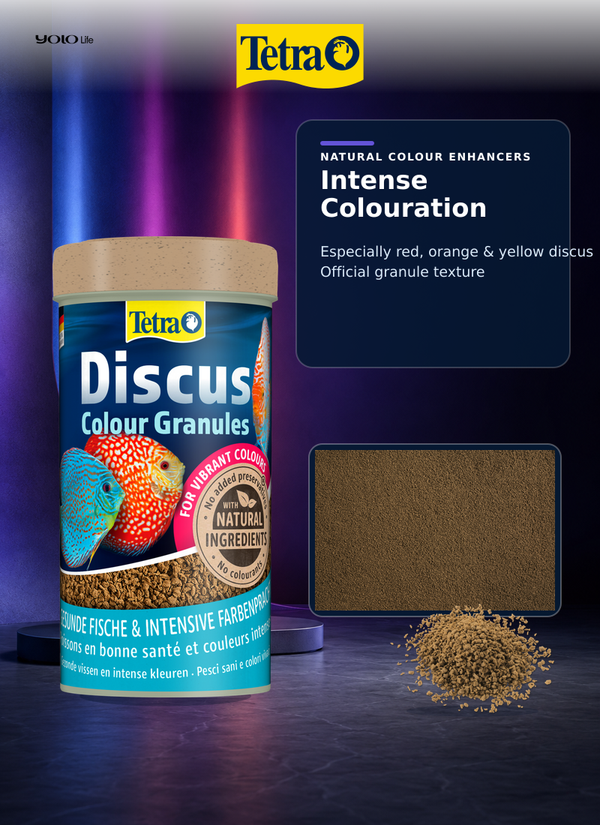Tetra Discus Colour Granules Fish Food 250 mL (75 g)