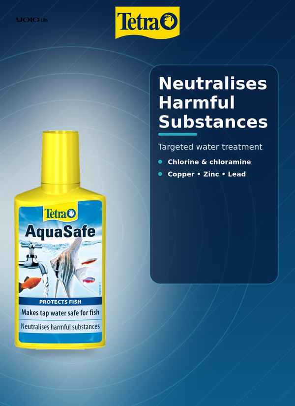 Tetra AquaSafe Water Conditioner 50 mL (approx. 1.69 fl oz)
