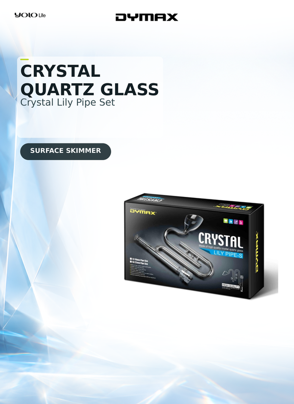 Dymax Crystal Lily Pipe-S Set 12/16 mm