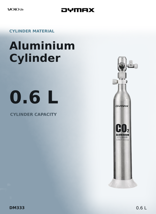 Dymax CO2 Aluminium Starter Kit 0.6 L