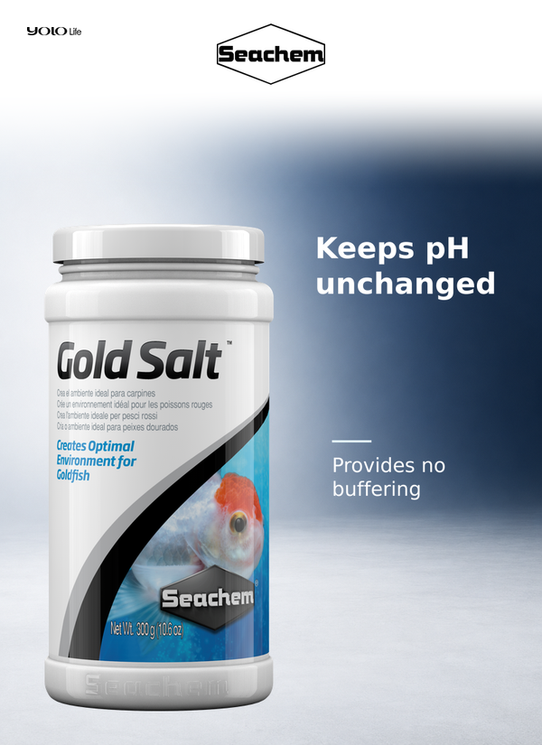 Seachem Gold Salt Goldfish Aquarium Salt 300 g