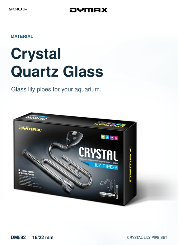 Dymax Crystal Lily Pipe-S Set 16/22 mm