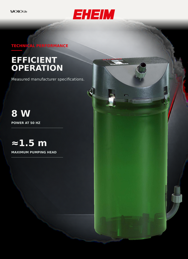 EHEIM classic 250 External Aquarium Filter