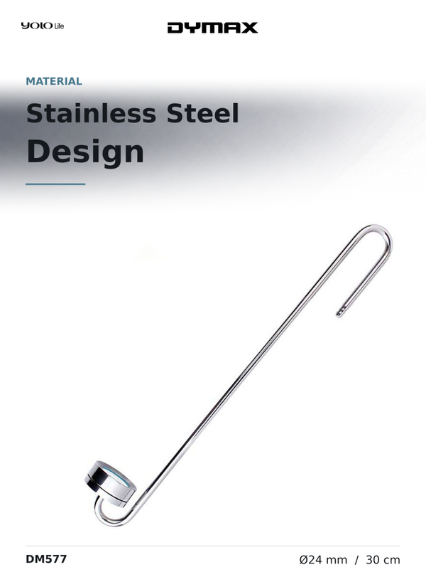 Dymax Stainless Steel CO2 Diffuser 300 mm, 24 mm Diameter