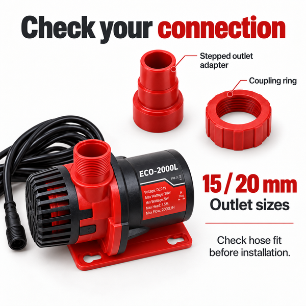 ZKSJ ECO-4000L Variable Speed DC Aquarium Pump