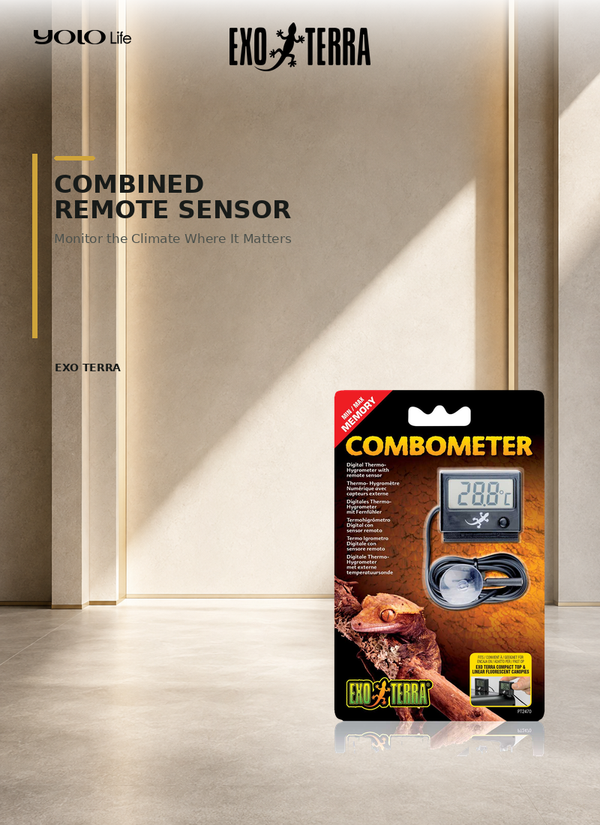 Exo Terra Combometer Digital Thermo-Hygrometer PT2470