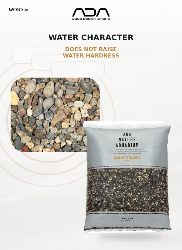 ADA Aqua Gravel (8 kg), Substrate, Sand, for Tank, Filter, Fish