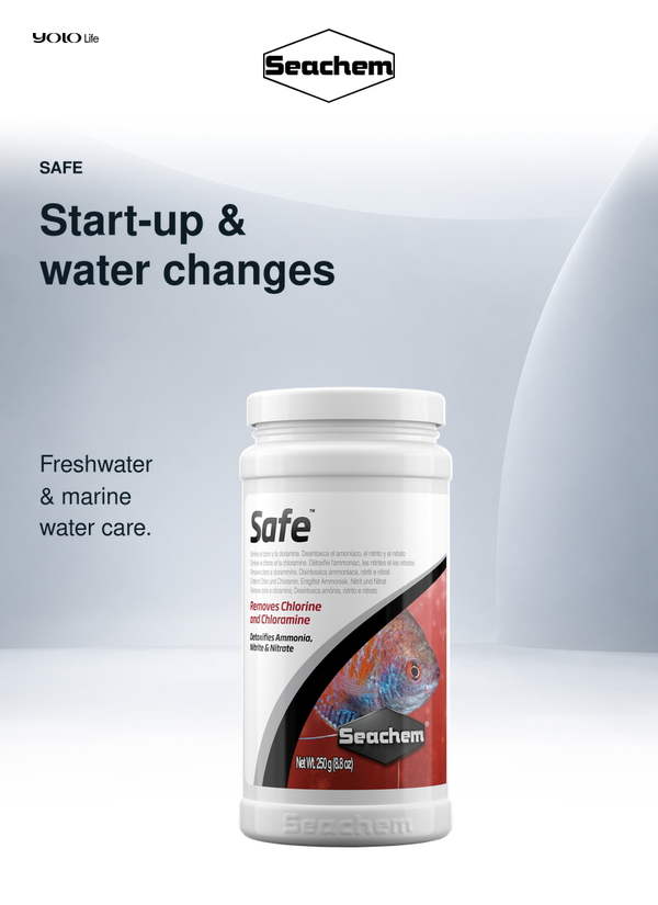 Seachem Safe Dry Aquarium Water Conditioner 250 g