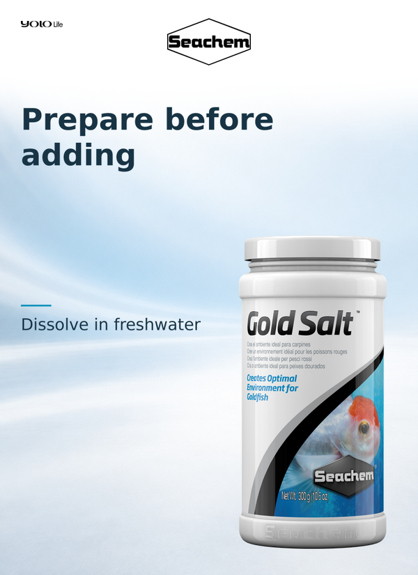 Seachem Gold Salt Goldfish Aquarium Salt 300 g