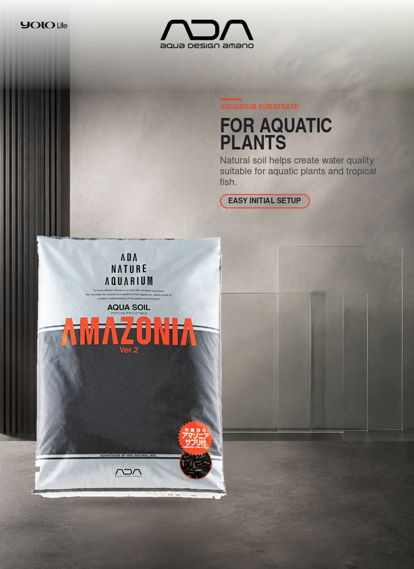 ADA Aqua Soil Amazonia New Version 2 (9 L), Soil for Aquatic Plants