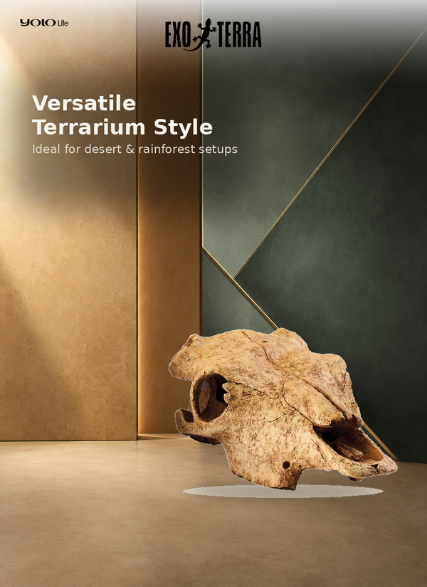 Exo Terra Buffalo Skull Reptile Hide PT2857