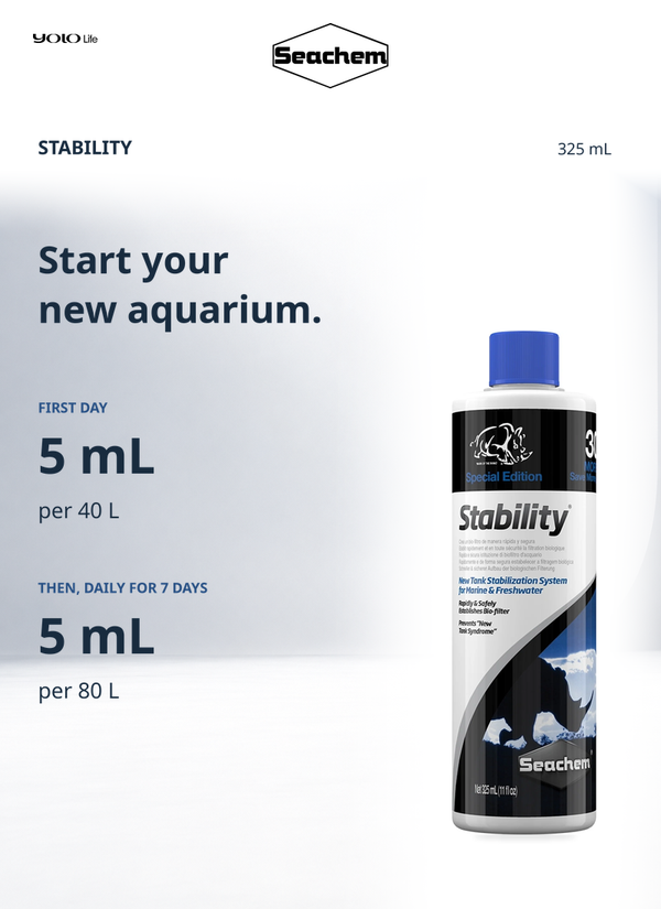 Seachem Stability Aquarium Bacteria Supplement 325 ml