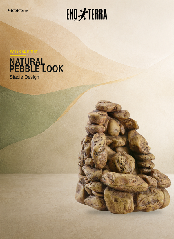 Exo Terra Pebble Waterfalls Medium, Terrarium Waterfall, for Reptiles