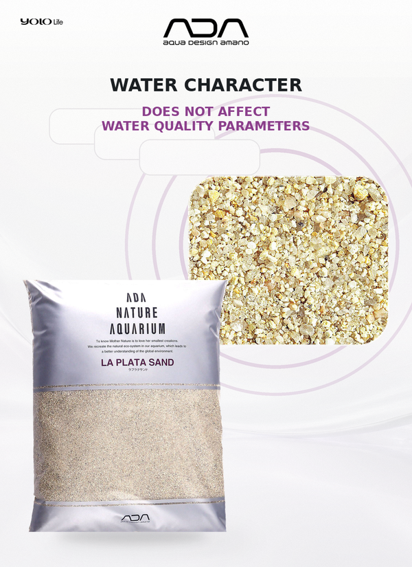 ADA La Plata Sand 8 kg – Natural White Aquarium Sand