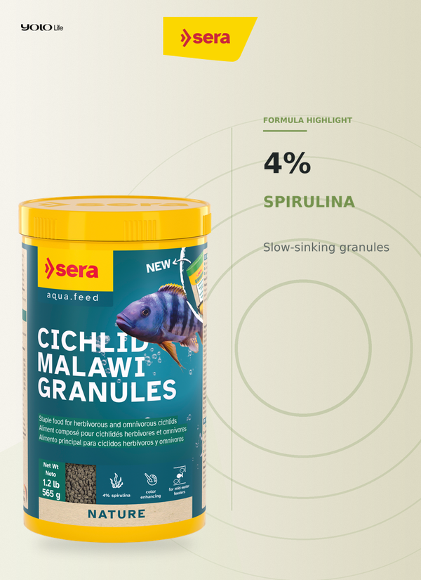 Sera Cichlid Malawi Granules 1000 ml (565 g)