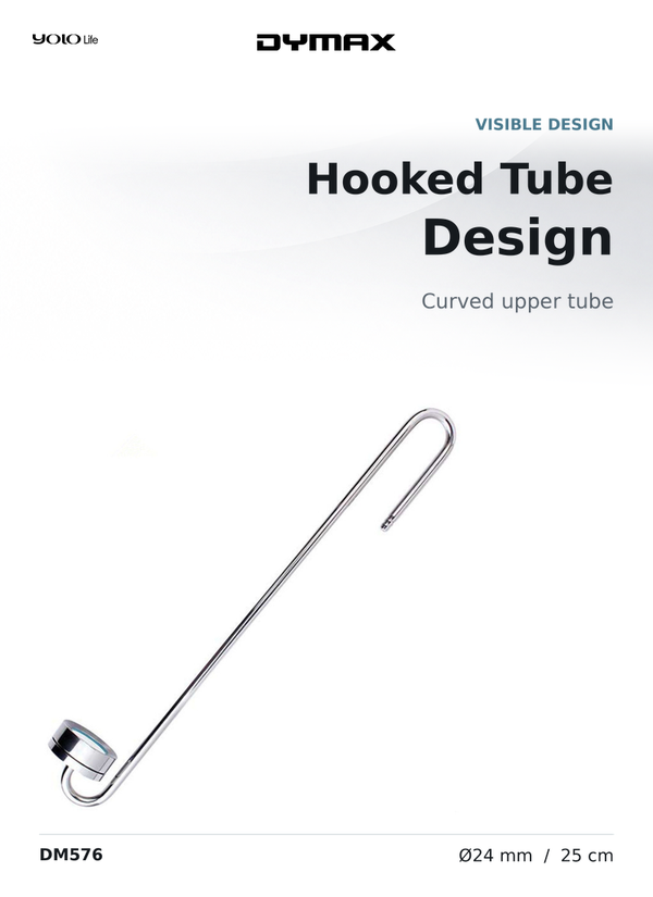 Dymax Stainless Steel CO2 Diffuser 250 mm, 24 mm Diameter