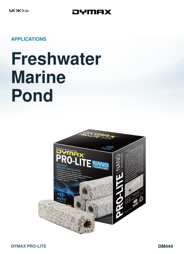 Dymax Pro-Lite Biological Filter Media, 12 Pieces