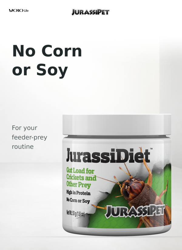 JurassiDiet GutLoad 50 g – Food for Crickets & Feeder Insects