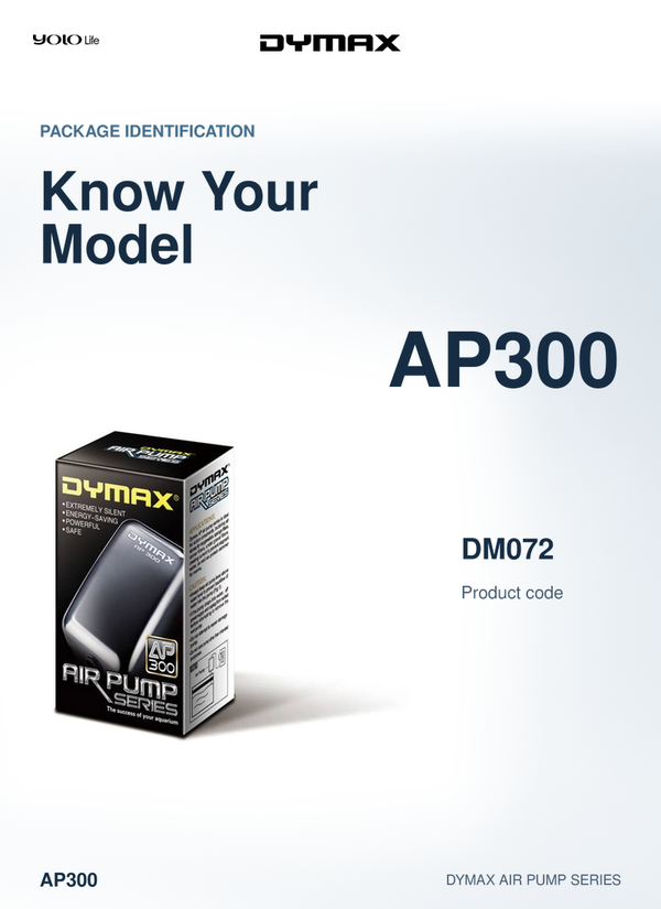 Dymax AP300 Aquarium Air Pump