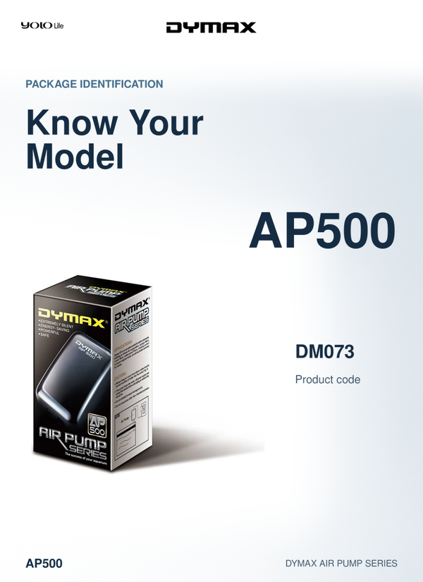 Dymax AP500 Aquarium Air Pump