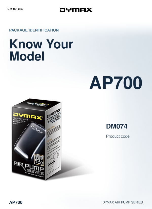 Dymax AP700 Aquarium Air Pump