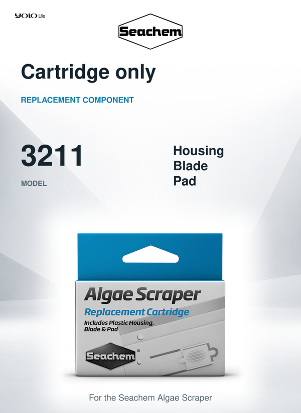 Seachem Algae Scraper Replacement Cartridge Kit