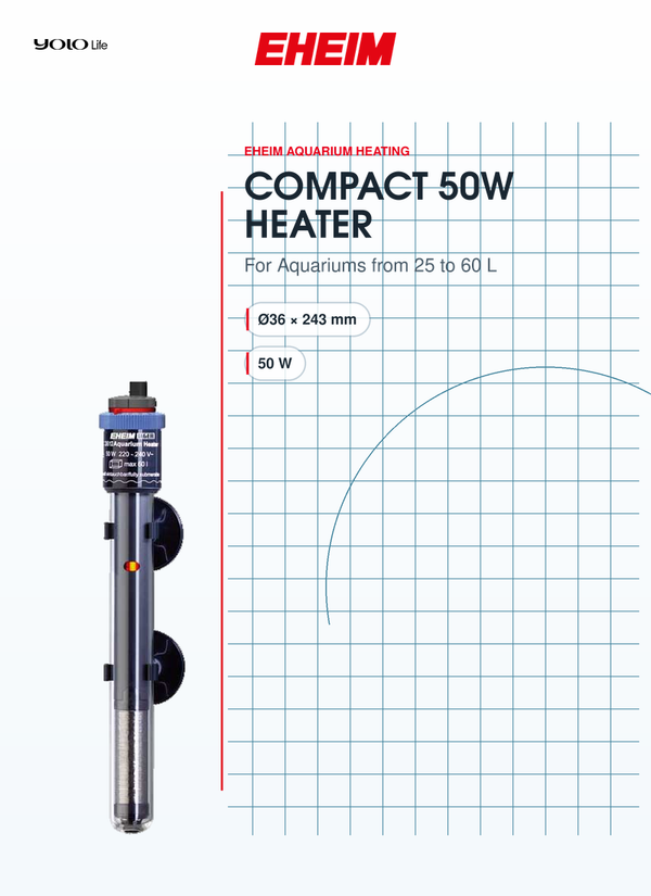 EHEIM thermocontrol 50 W Adjustable Aquarium Heater