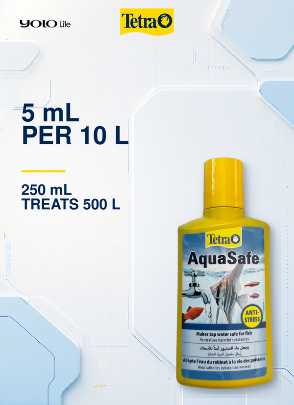 Tetra AquaSafe Water Conditioner 250 mL (approx. 8.45 fl oz)
