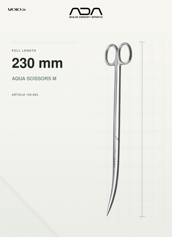 ADA DOOA Aqua Scissors Medium 230 mm – Aquarium Plant Trimming